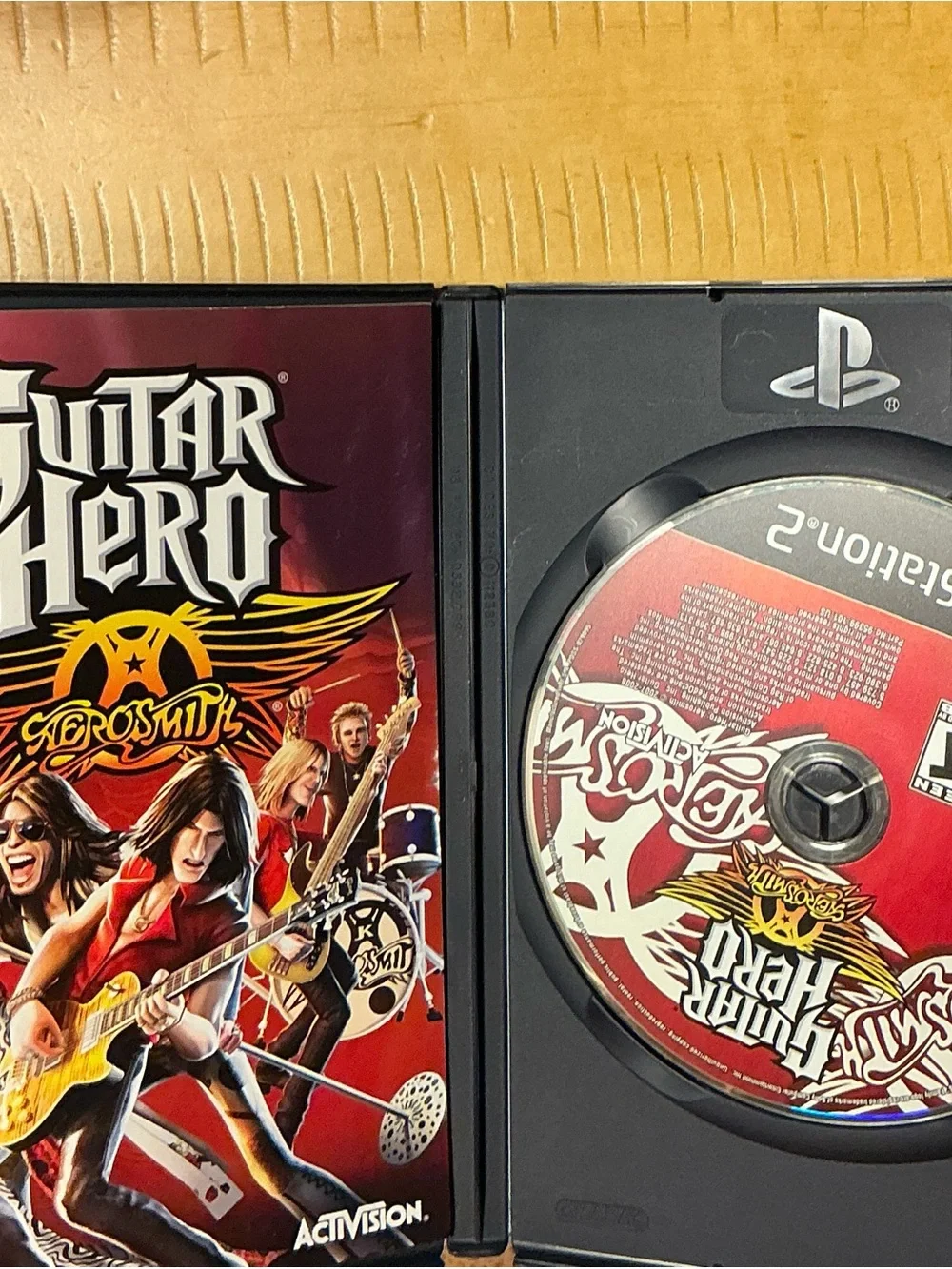Guitar Hero Aerosmith (Sony PlayStation 2, 2008) PS2 Complete With Manual